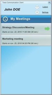 Join your meetings with a single click