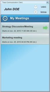 Join your meetings with a single click Join your meetings with a single click