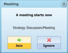Join your meetings with a single click