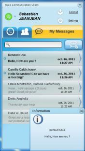 On the road to unified communications: Enterprise Instant Messaging in WorkSpace3D 4.5