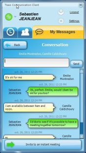 Vers les communications unifiées : la messagerie instantanée d’entreprise dans WorkSpace3D 4.5 Vers les communications unifiées : la messagerie instantanée d’entreprise dans WorkSpace3D 4.5