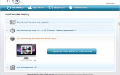 Universal video conferencing with WorkSpace3D 5.5