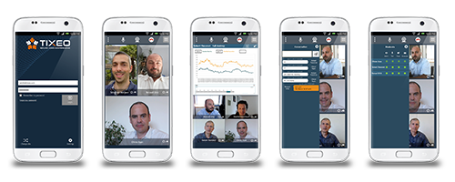 Tixeo lanza su nueva aplicación Android para videoconferencias seguras
