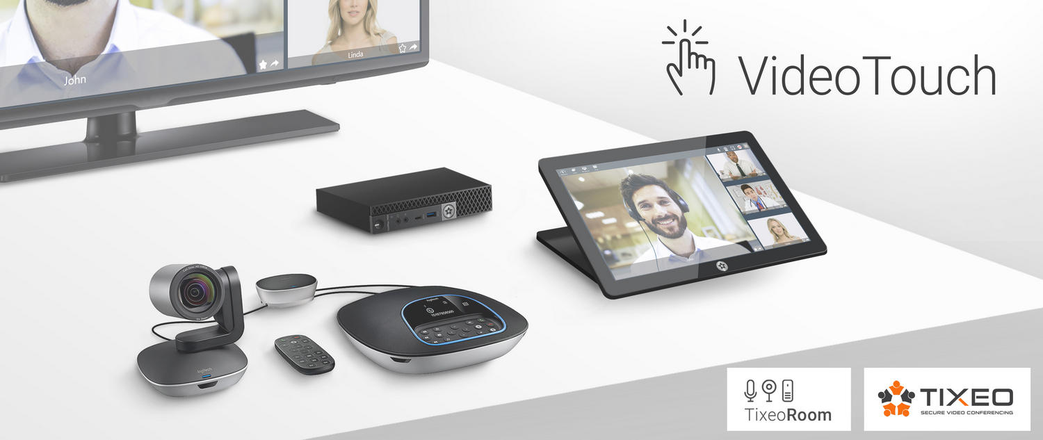 Tixeo launches VideoTouch and simplifies video conferencing from meeting rooms