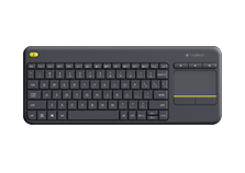 Wireless touch keyboard