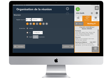 Récurrences visioconférences Tixeo