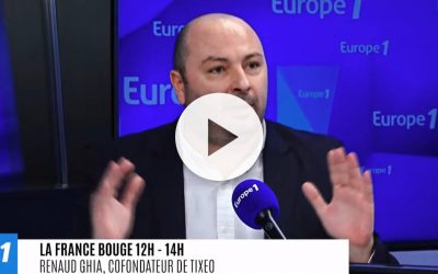 Tixeo on Europe1, in the program La France qui Bouge