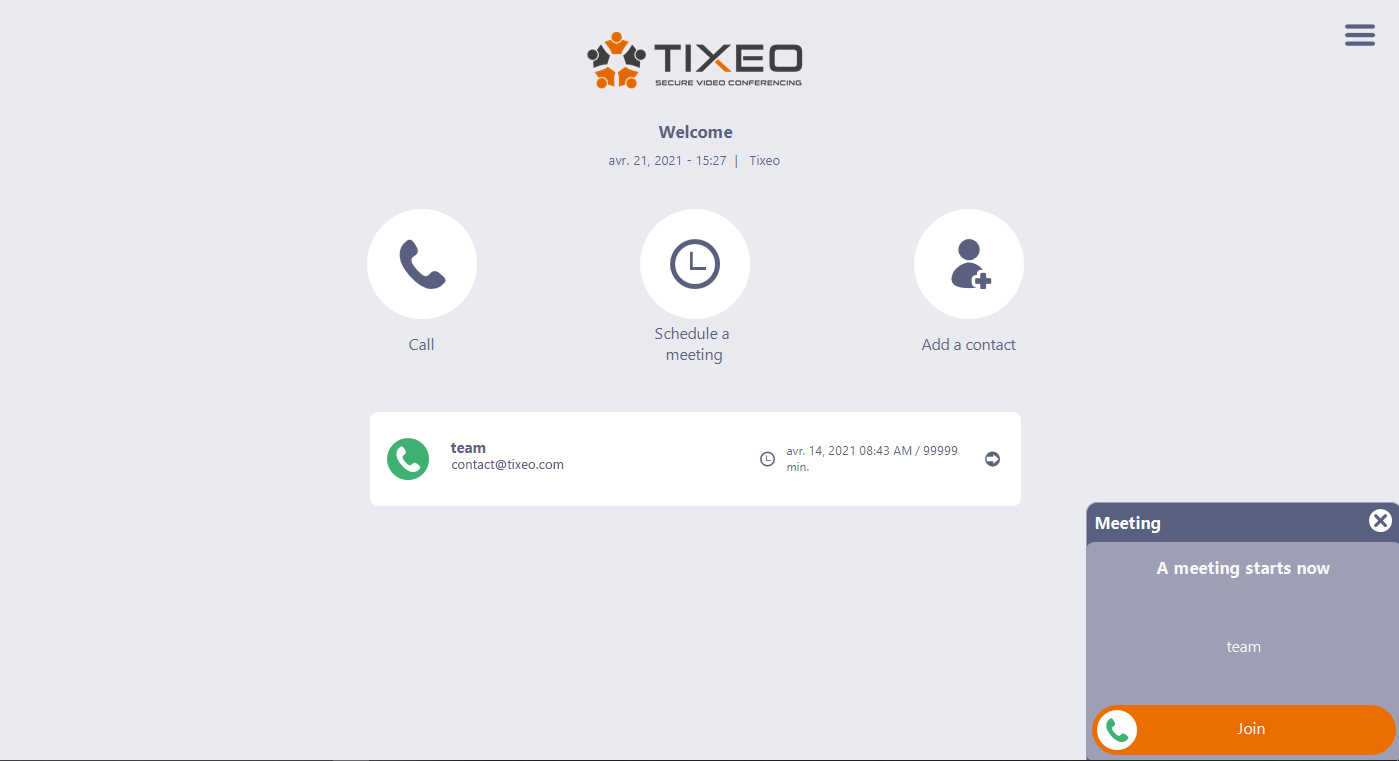 Tixeo facilite l’accès à sa visioconférence sécurisée