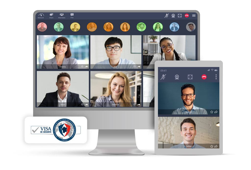 Secure video conferencing by the ANSSI