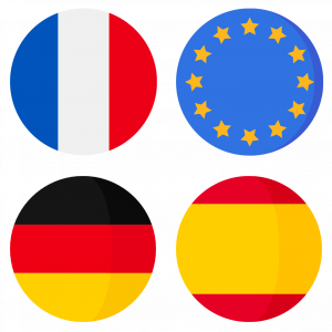 filiales-Tixeo drapeau espagne allemagne france europe filiale Tixeo