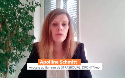 [VIDEO] 3 questions to Apolline SCHMITT, lawyer at the Strasbourg Bar and DPO Tixeo
