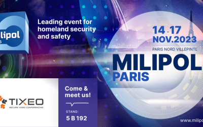 Tixeo at the Milipol Paris 2023 exhibition