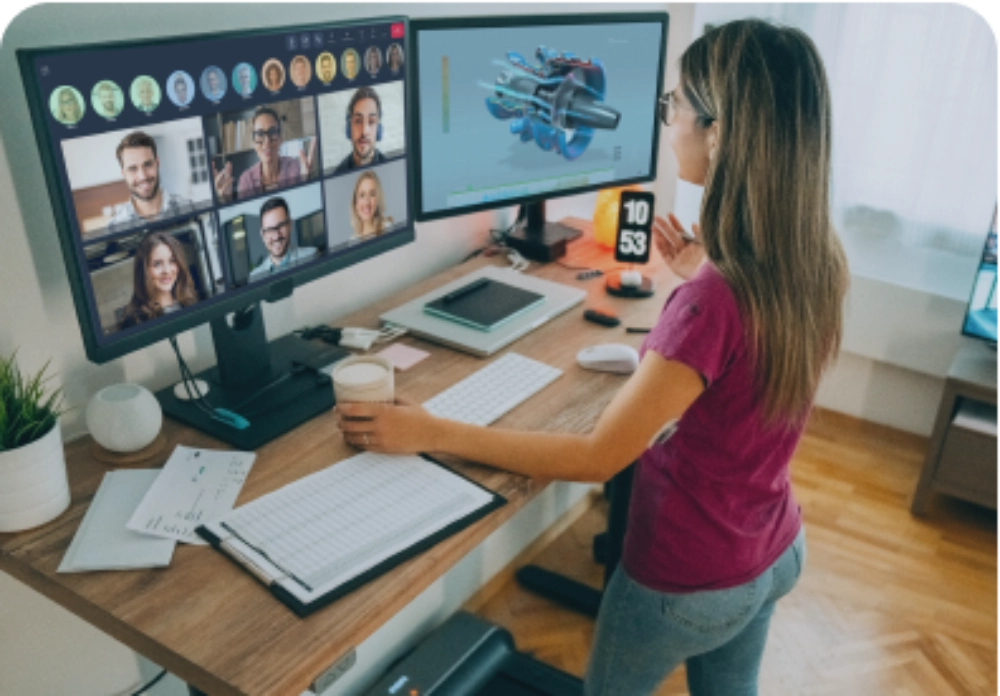 travail-distance-collaboration-equipe-tixeo