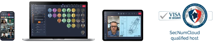 Tixeo desktop application mockup